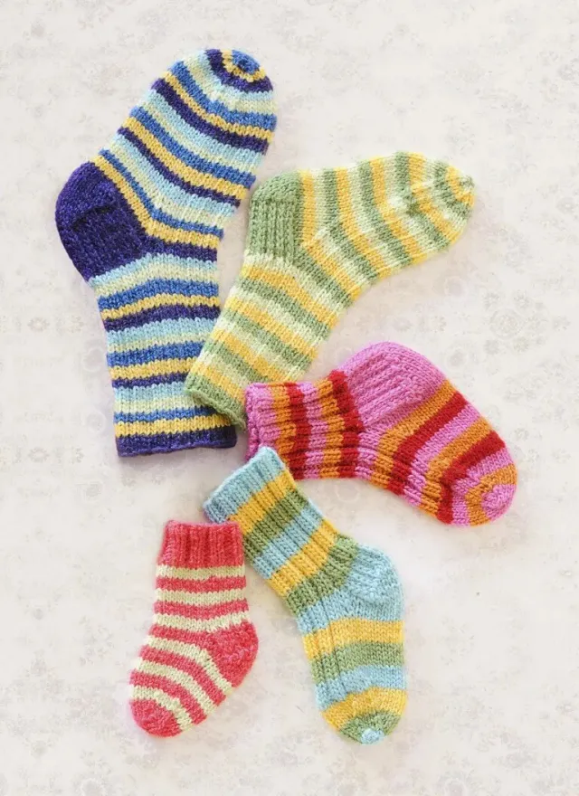Blue Sky Fibers Classic Series Lots o Socks Strickanleitung 9810 Socken