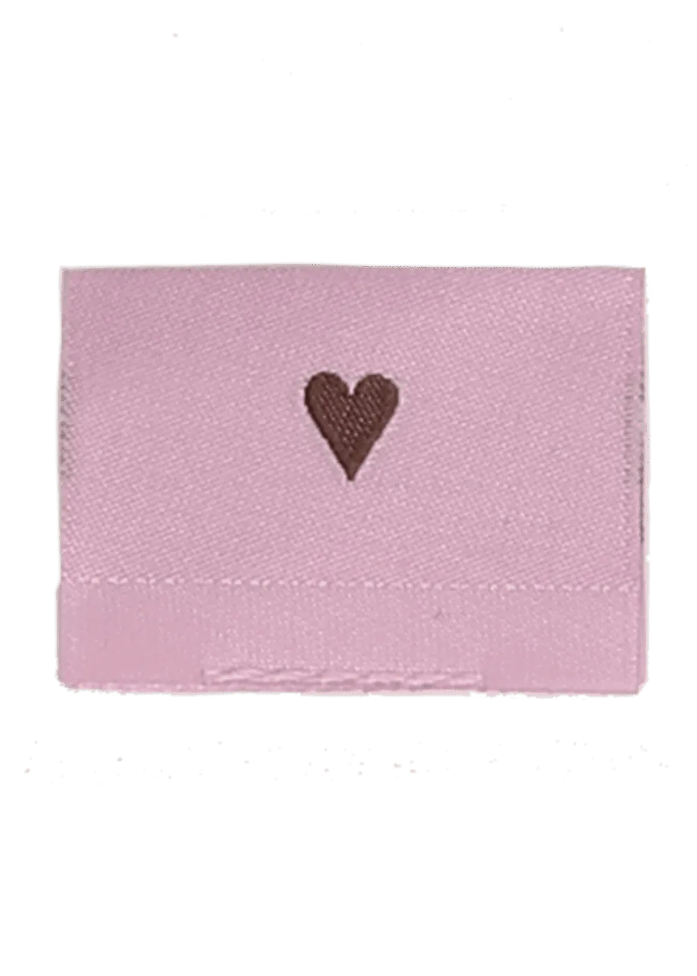 Go Handmade Webetiketten Made with Love Rosa 35x19mm 10er