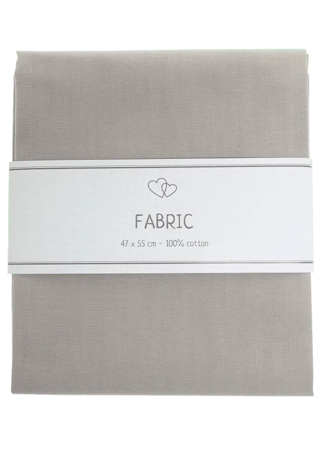 Go Handmade Cotton Baumwollstoff beige 47x55 cm
