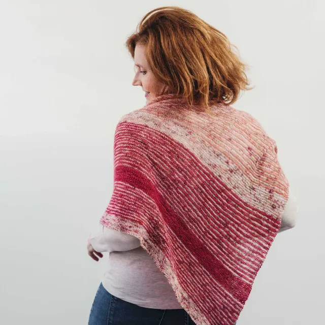 Cowgirlblues Sideways Shawl Strickset Multicolour