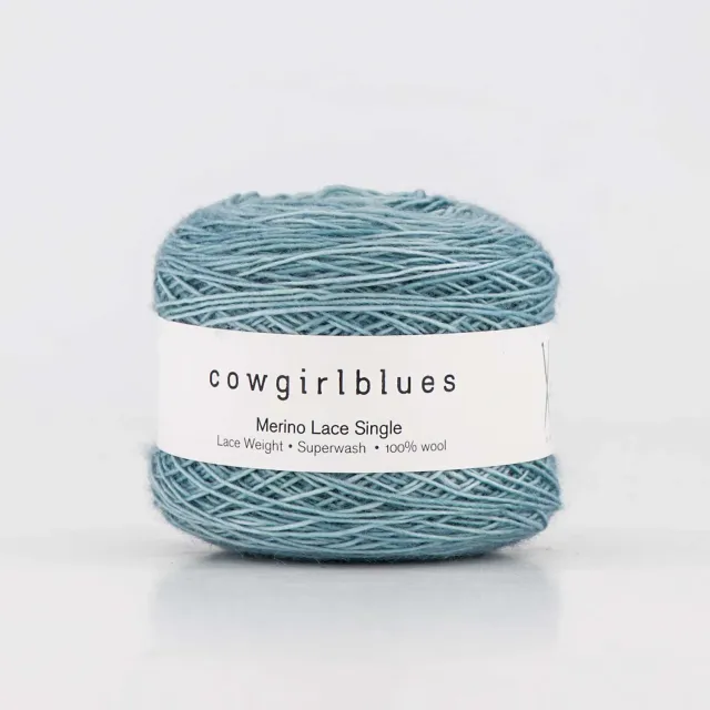 Cowgirlblues Merino Lace Celadon Wolle handgefärbt
