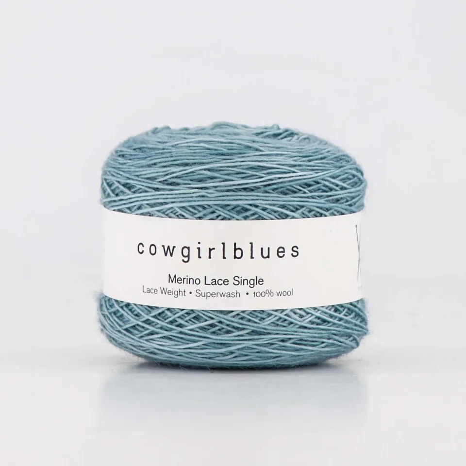 Cowgirlblues Merino Lace Celadon Wolle handgefärbt