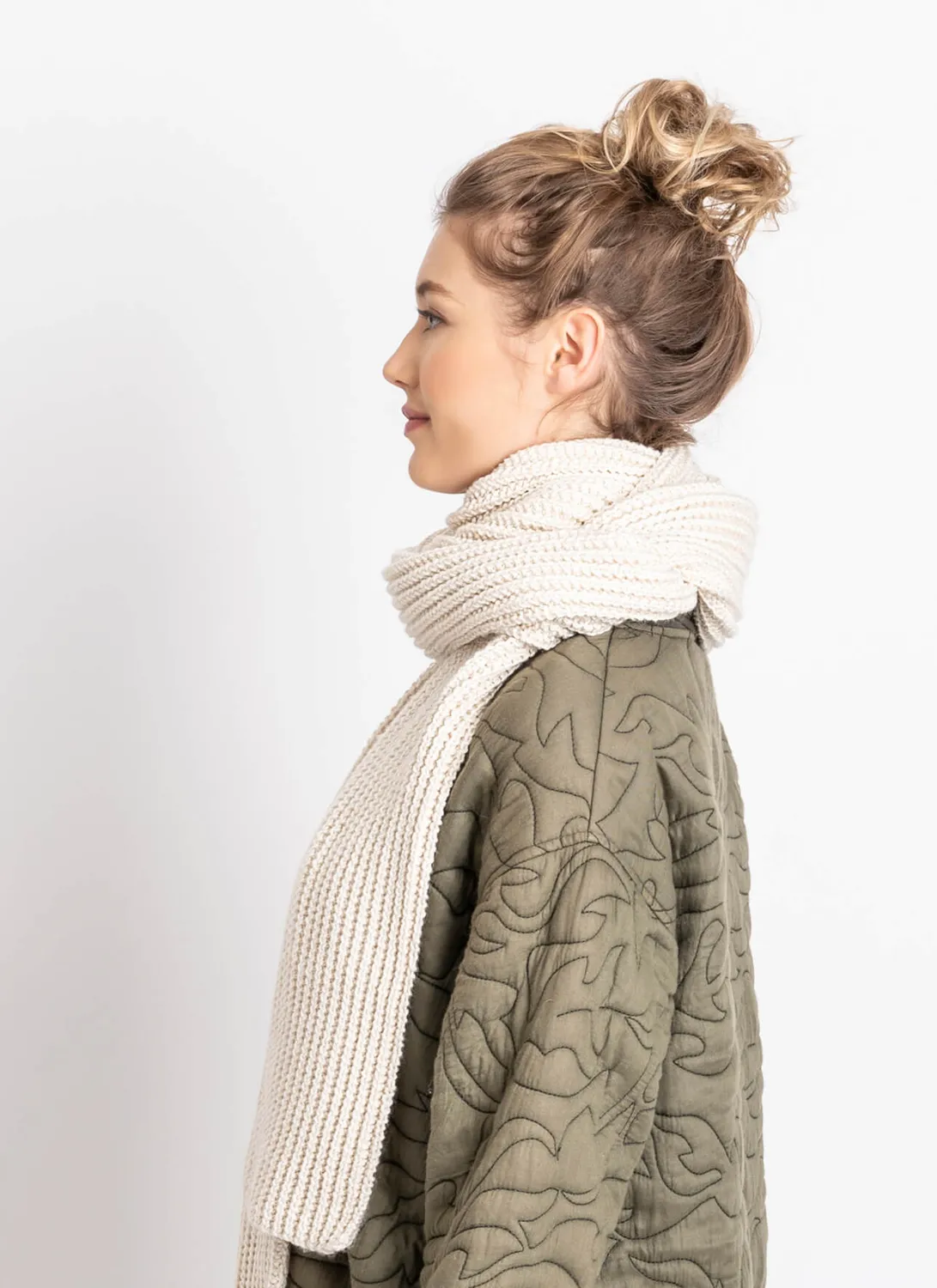 Blue Sky Fibers Winona Schal Strickanleitung weich