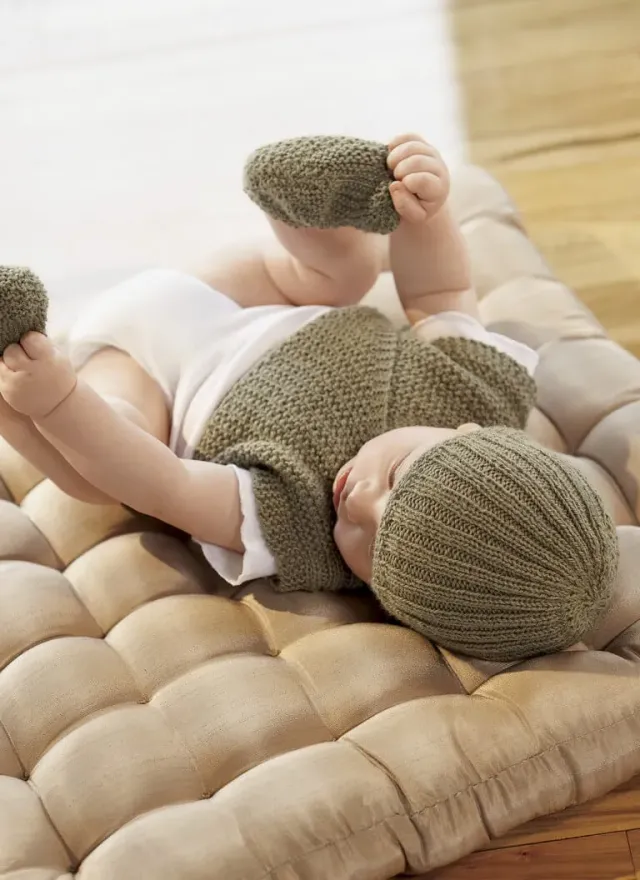 Blue Sky Fibers Classic Royal Baby Set Strickanleitung 3-teilig seidig