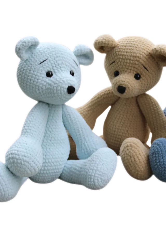 Go Handmade Happy Chunky Bears Häkelanleitung 42 cm
