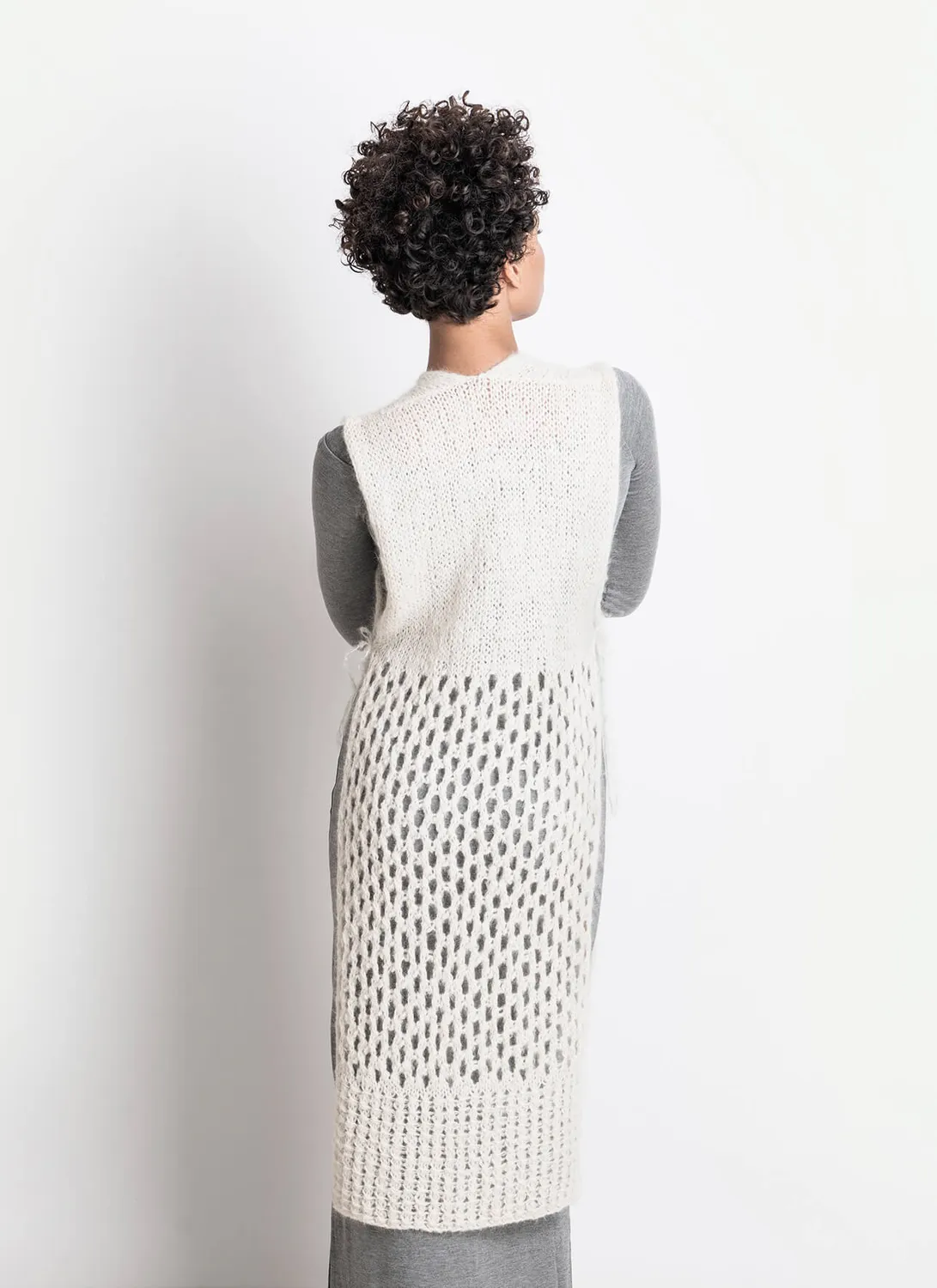 Blue Sky Fibers Classic Series Vestido Wrap Strickanleitung Brushed Suri