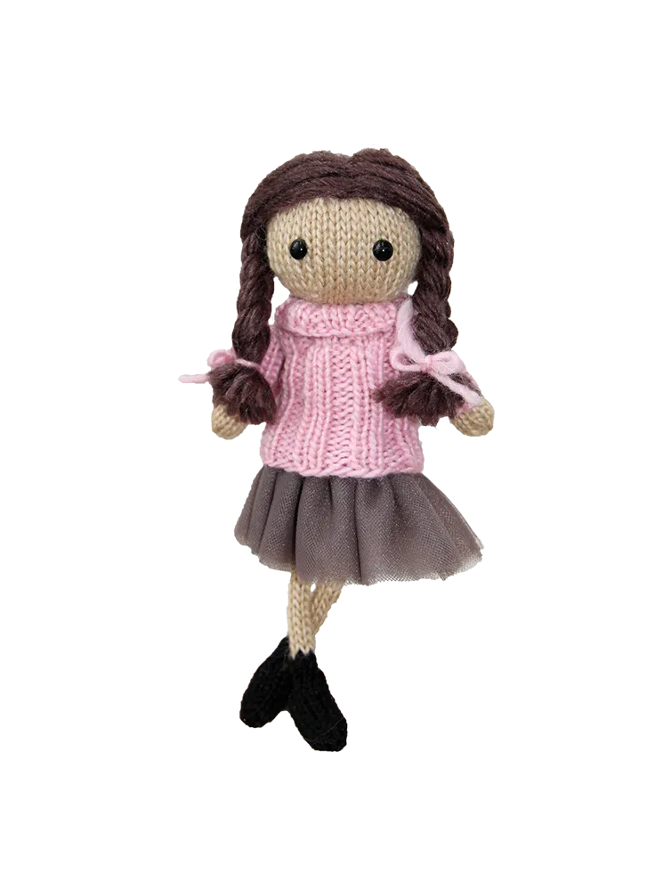 Go Handmade Astrid Strickset Vintage Garn Tüll