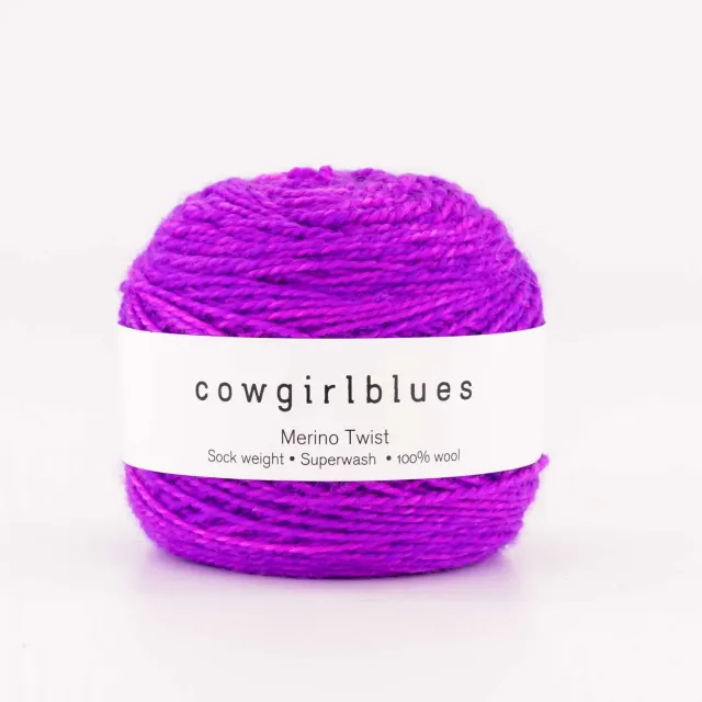 Cowgirlblues Merino Twist African Violet Wolle 50g
