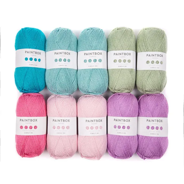 Paintbox Yarns Simply DK Countryside Garn 10x100g bunt