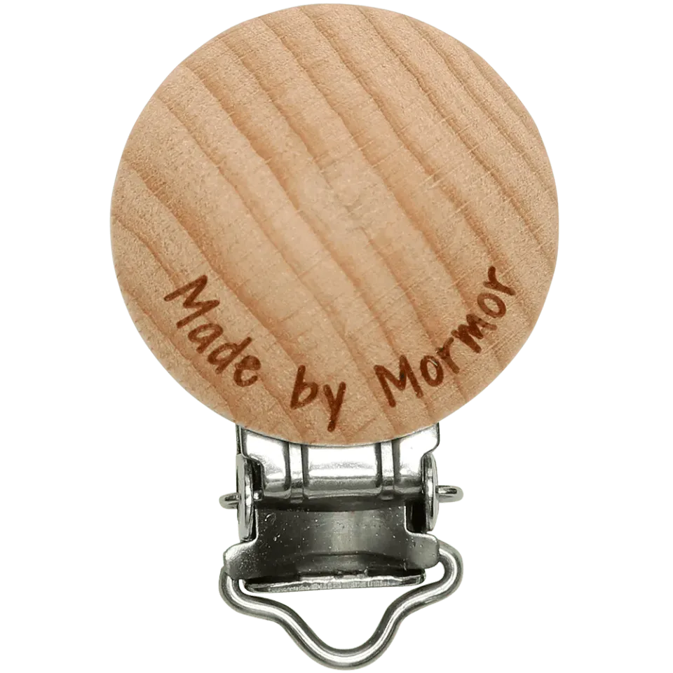 Go Handmade Schnullerclip Holz Made by D30 mm