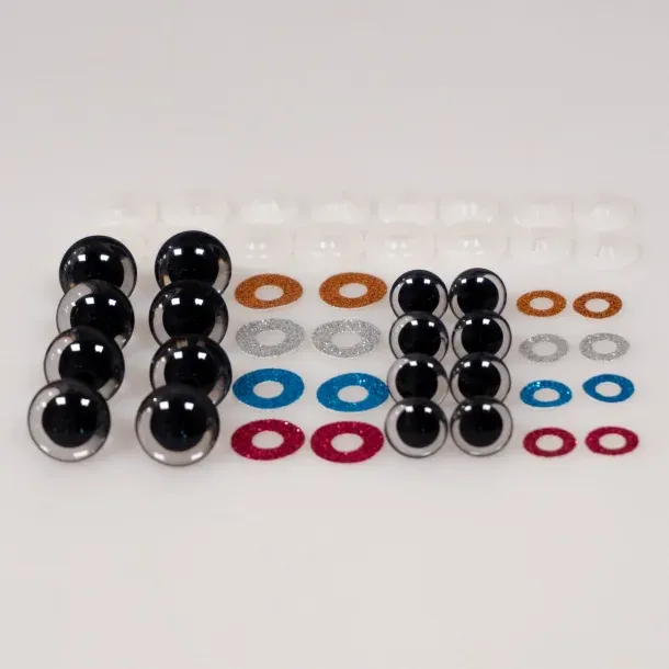 Go Handmade Glitter Eyes Sicherheitsaugen 20+25mm