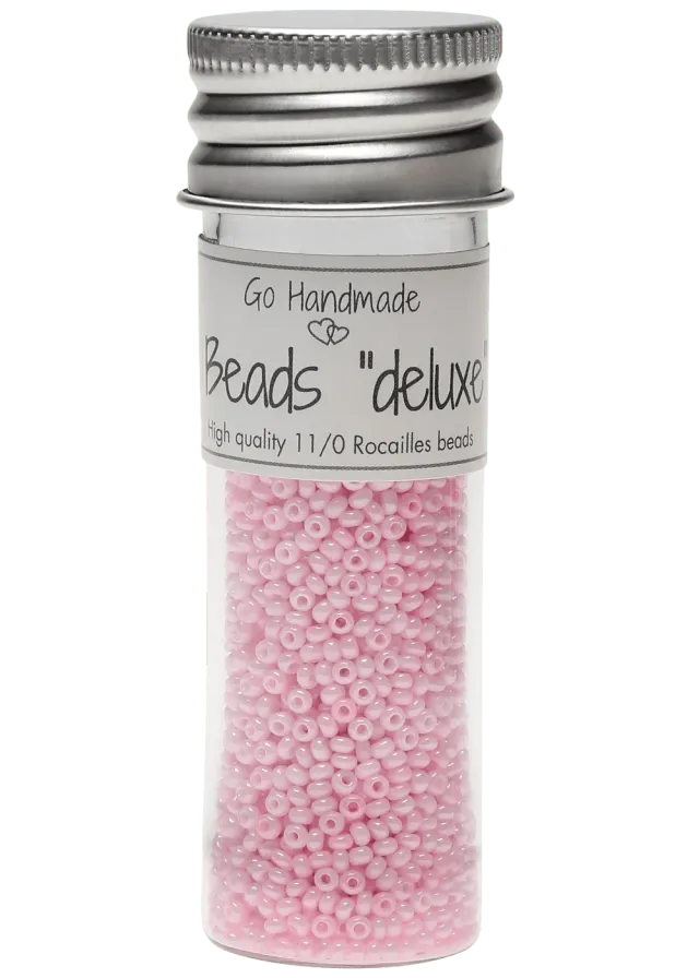 Go Handmade Glass Beads Perlen Hellrosa 30g