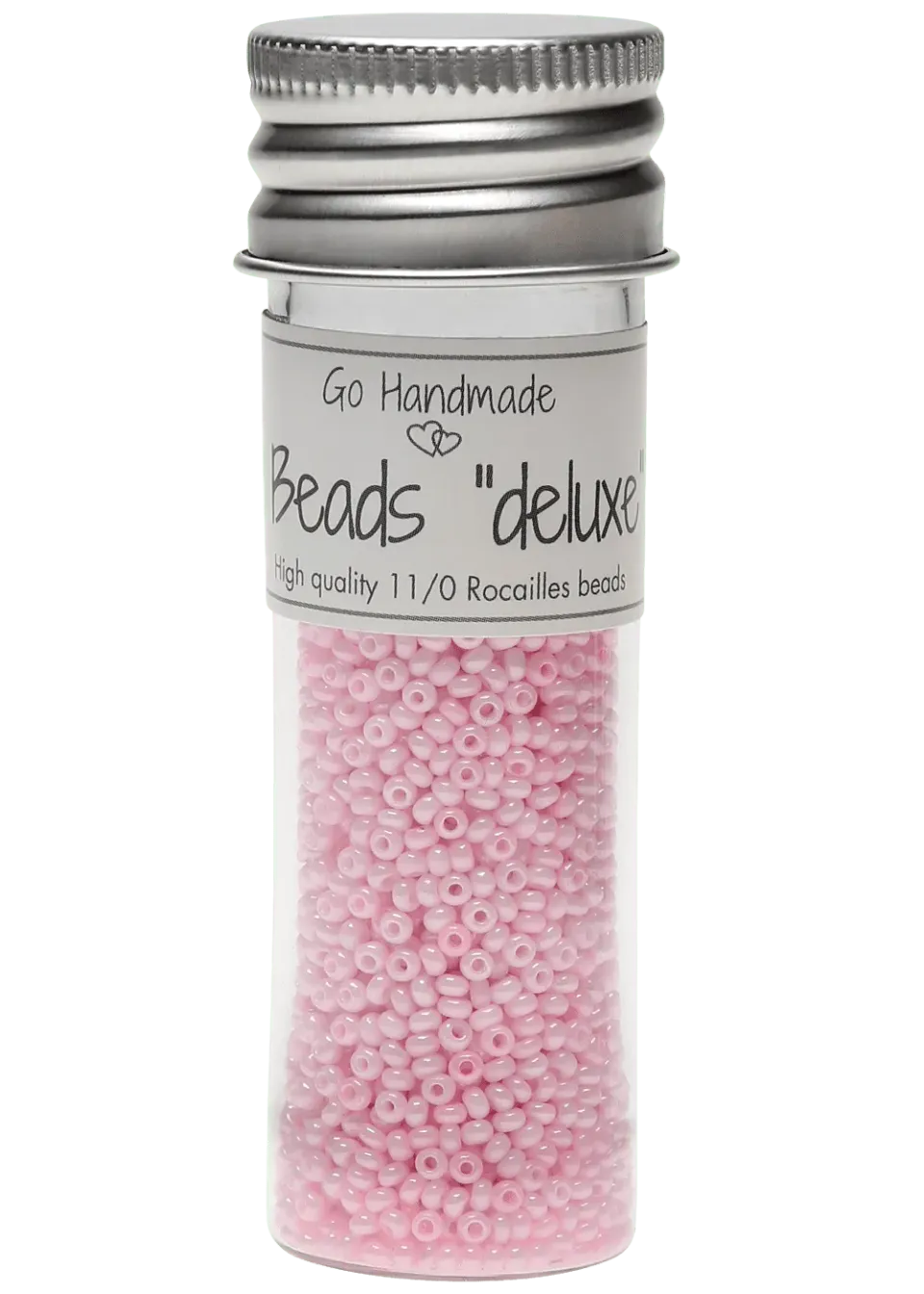 Go Handmade Glasperlen hellrosa 30 g 2,1 mm