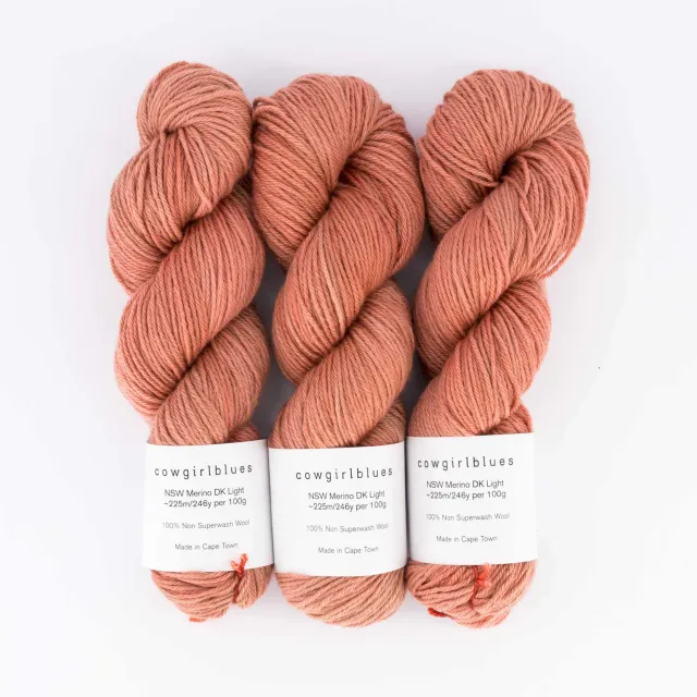 Cowgirlblues NSW Merino DK Wolle 100g Terracotta filzbar