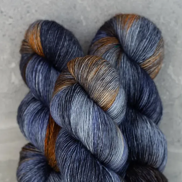 Madelinetosh Woolcycle Sport Antique Moonstone Wolle 300m Upcycled