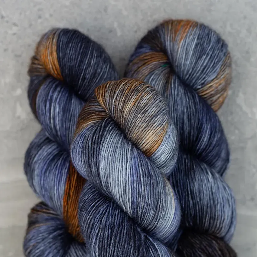 Madelinetosh Woolcycle Sport Antique Moonstone Wolle 300m Upcycled