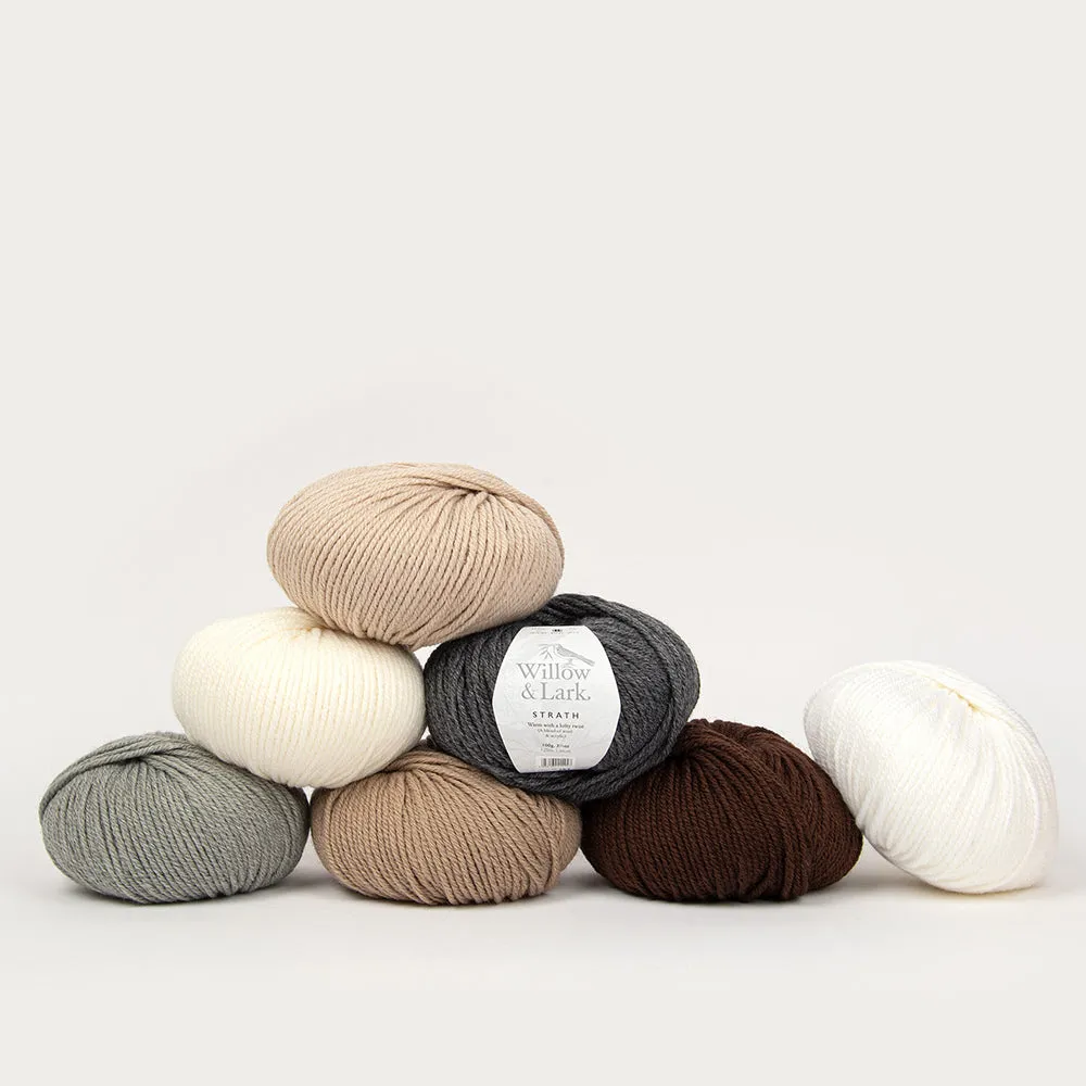 Willow & Lark Strath Chunky Strickgarn 70% Wolle