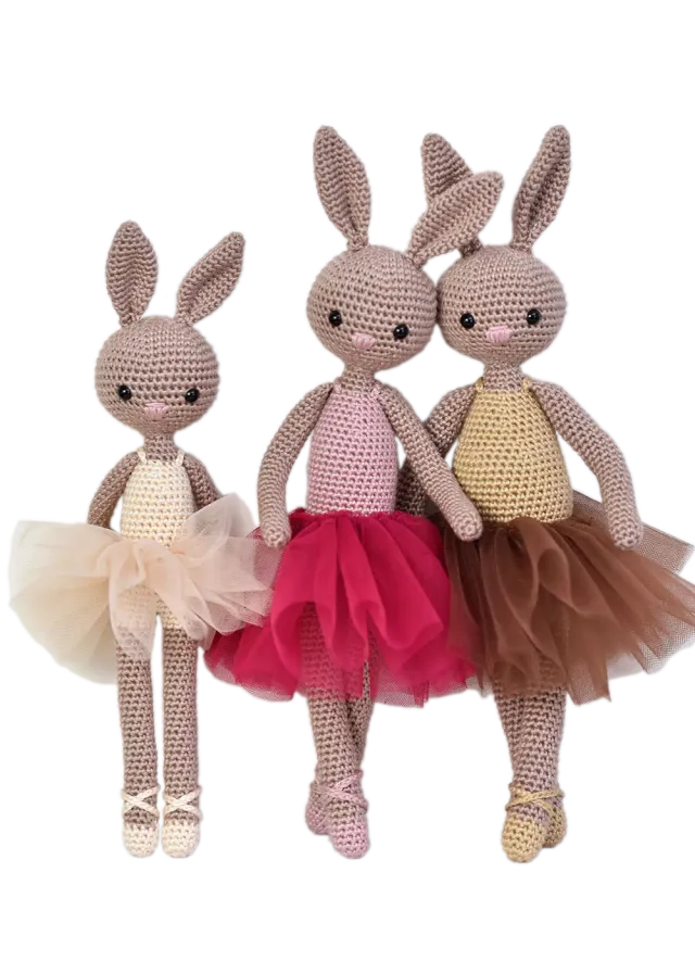 Go Handmade Ballet Bunnies Häkelanleitung Hase Ballett