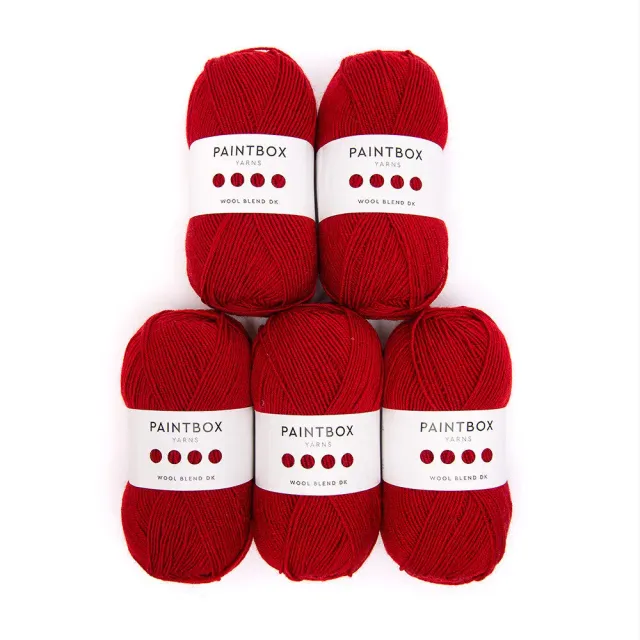 Paintbox Yarns Wool Blend DK Wolle 5er Pack Wollmischung