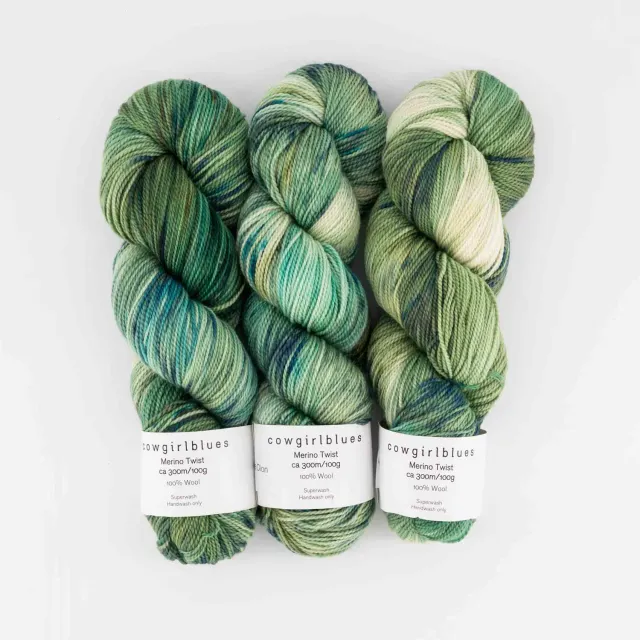 Cowgirlblues Merino Twist Wolle Celine Dion handgefärbt
