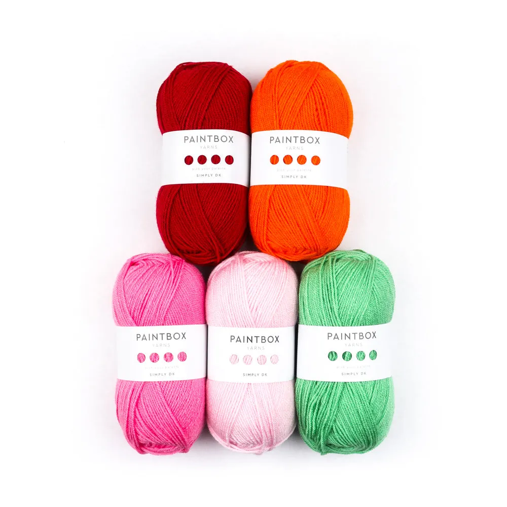 Paintbox Yarns Simply DK 5 Ball Colour Pack Wolle 5x100g Fall