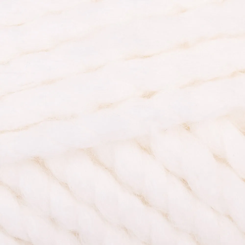 Paintbox Yarns Wool Blend Super Chunky Wolle Pearl White wollig