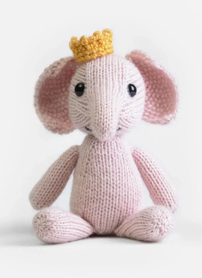 Blue Sky Fibers Classic Series Emilie the Elephant Strickanleitung Elefant