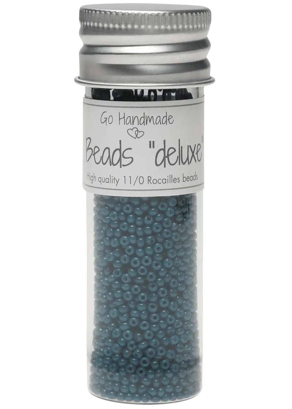 Go Handmade Glasperlen Petrol 30g 2,2 mm