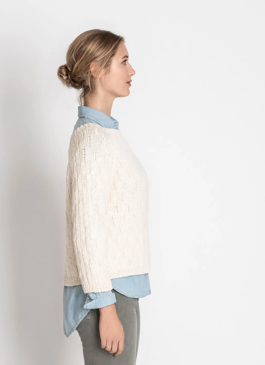 Blue Sky Fibers Classic Series Shady Hollow Sweater Strickanleitung