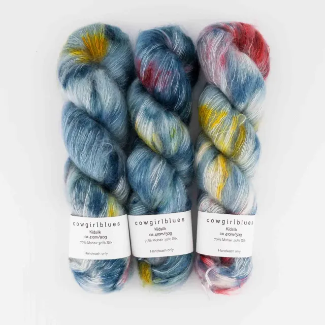 Cowgirlblues Kidsilk Skein Garn Cher handgefärbt