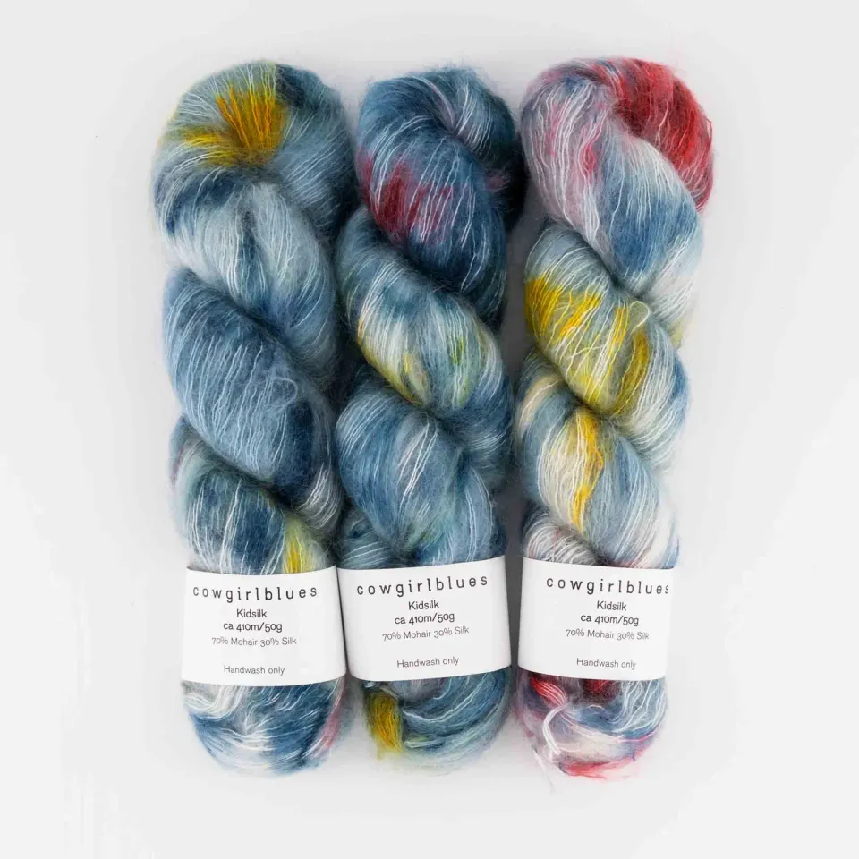 Cowgirlblues Kidsilk Skein Garn Cher handgefärbt