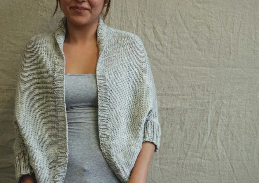Madelinetosh Creature Comforts Cardi Strickanleitung PDF Oversize