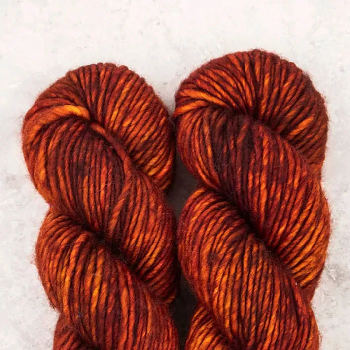 Madelinetosh Biggie Saffron Garn Super Bulky voluminös