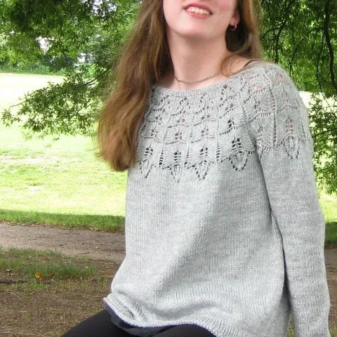Madelinetosh Nouchali Strickanleitung Pullover PDF