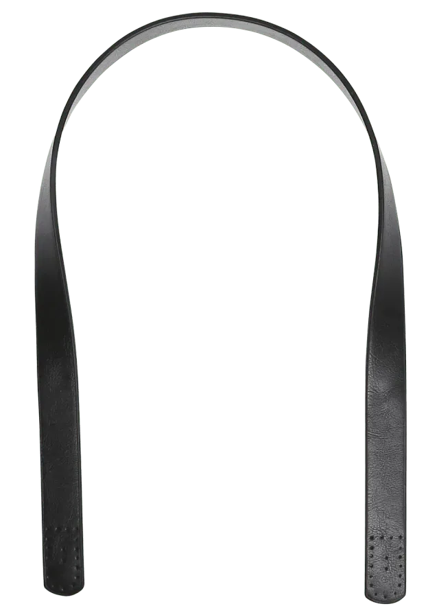 Go Handmade Taschengriffe 80 cm x 18 mm schwarz 2 Stück