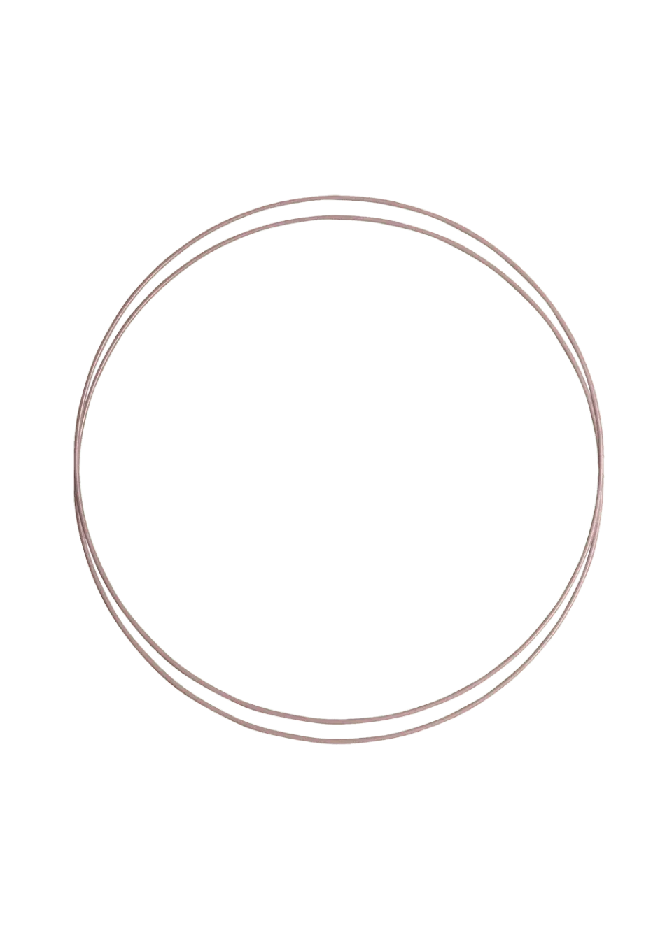 Go Handmade Metal Rings Metallringe D 25 cm 2 Stück stabil
