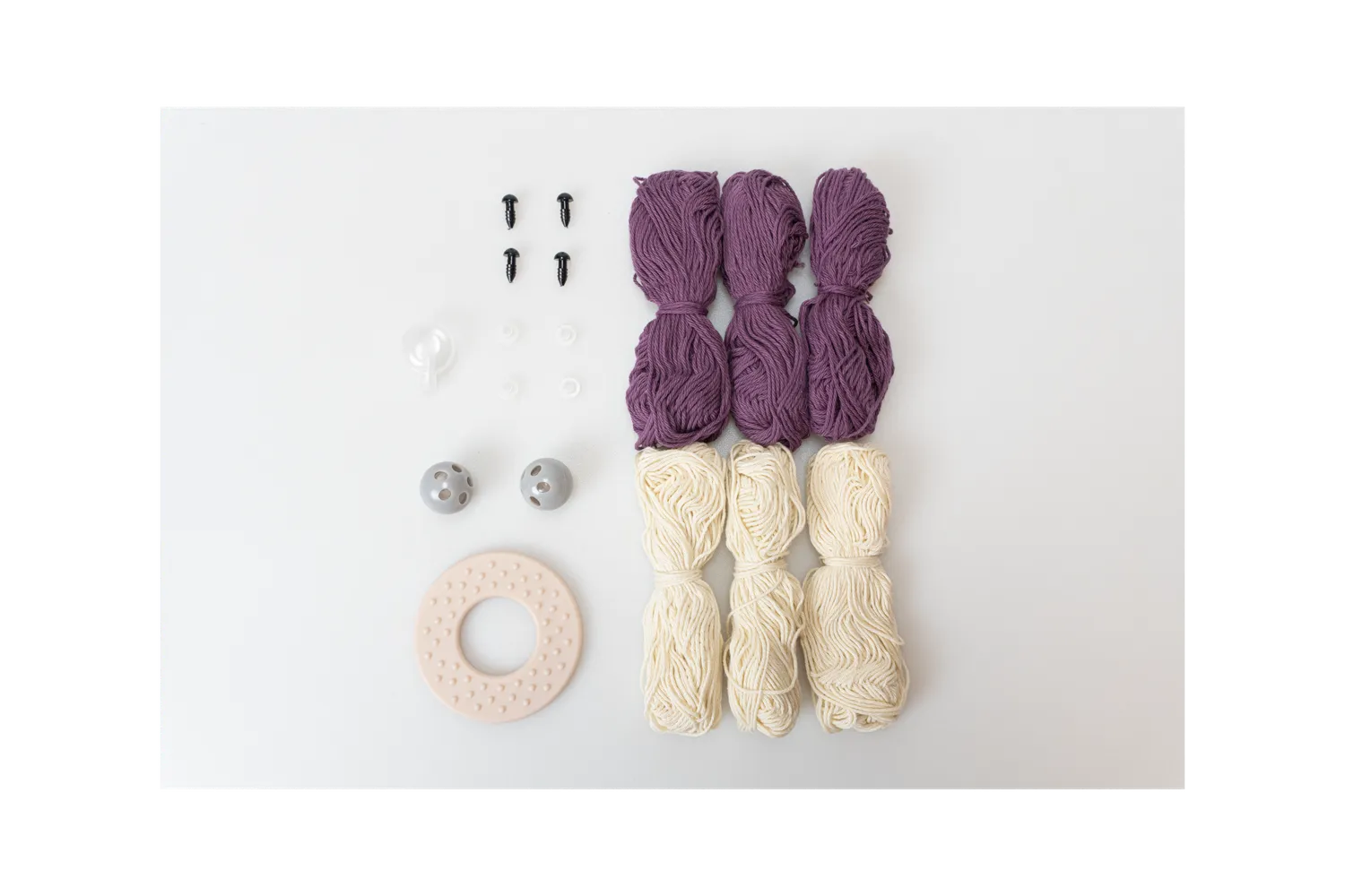 Go Handmade Sensory Giraffe Häkelset Rassel Greifling