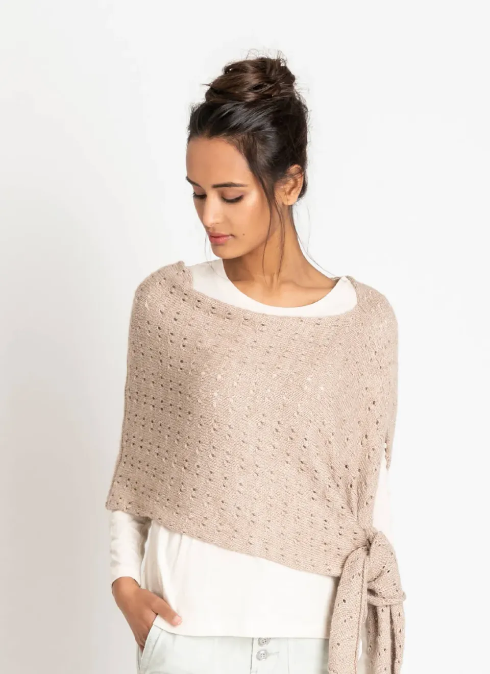 Blue Sky Fibers Woodbridge Wrap 202116 Strickanleitung Spitze