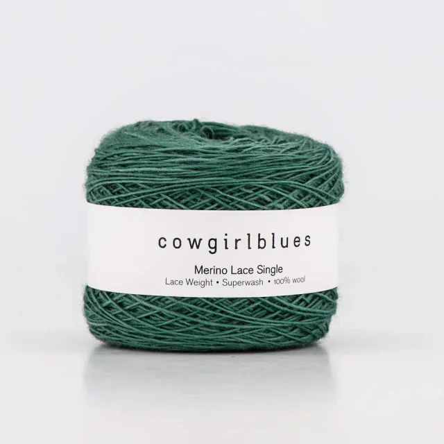 Cowgirlblues Merino Lace Garn Rainforest handgefärbt