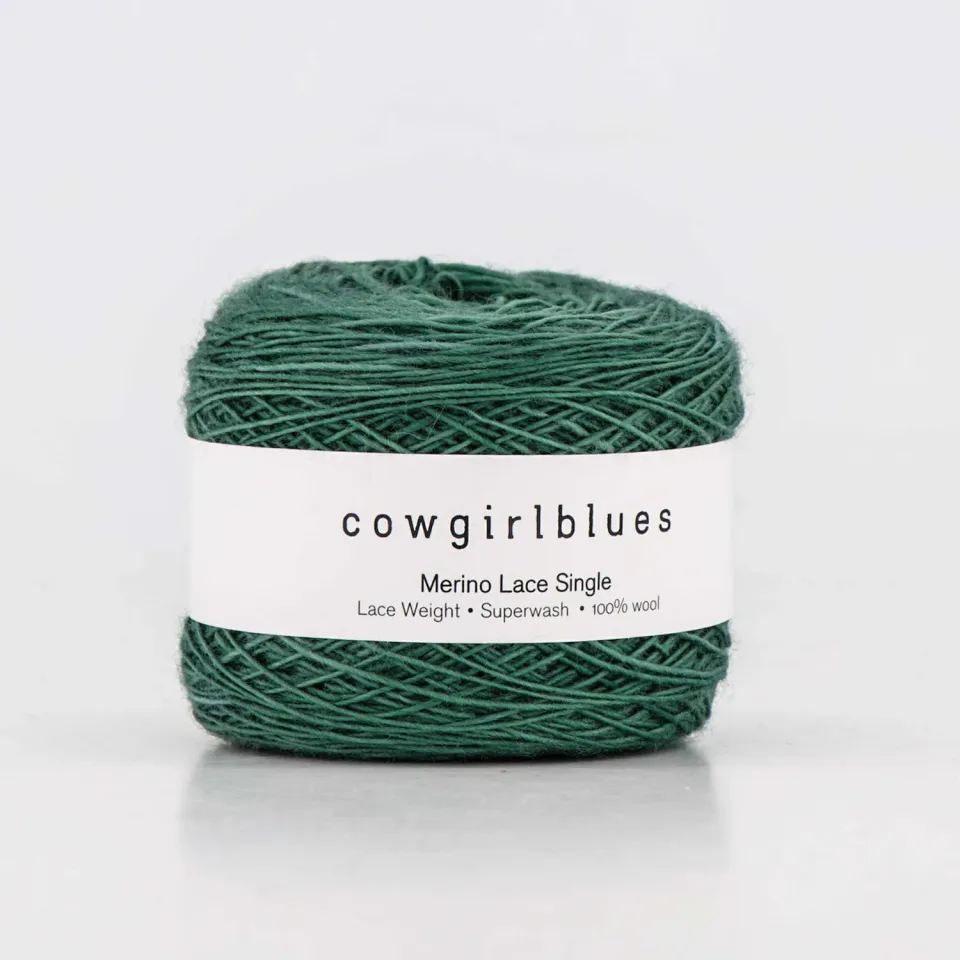 Cowgirlblues Merino Lace Garn Rainforest handgefärbt