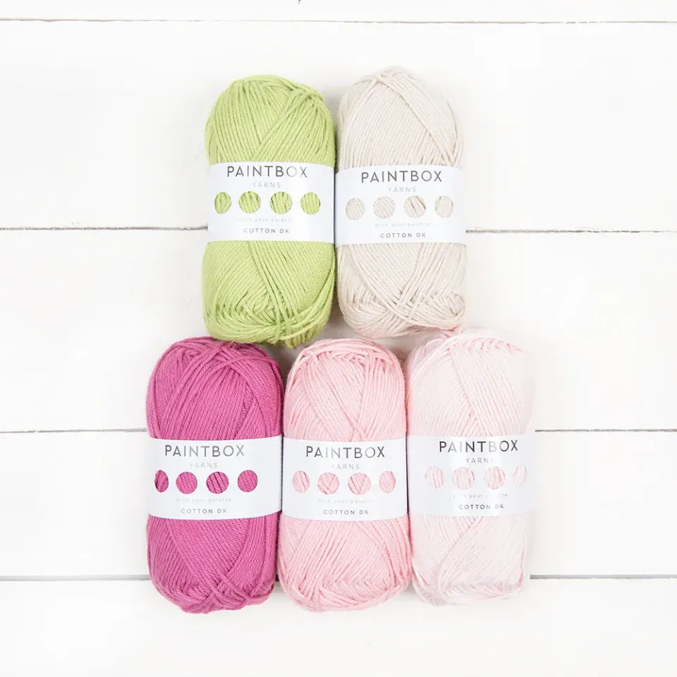 Paintbox Yarns Cotton DK Baumwollgarn 5x50g Design-Set