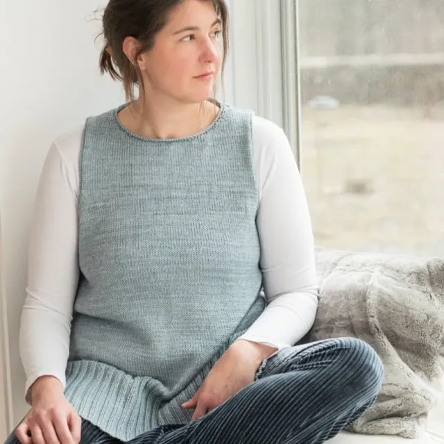 Madelinetosh Reset Slipover Strickanleitung PDF XS-4X