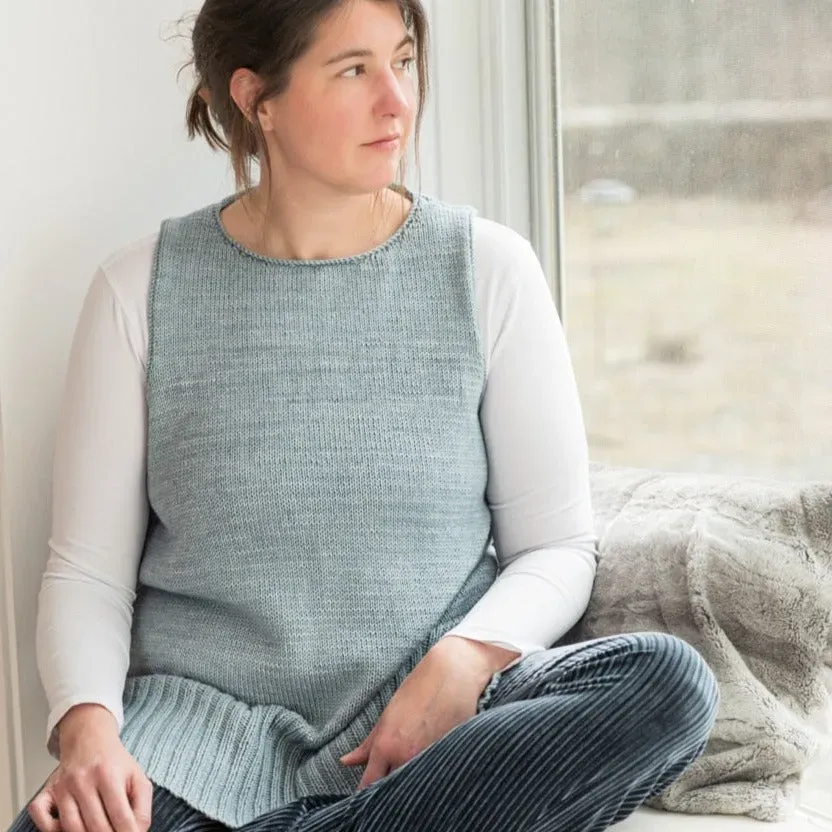 Madelinetosh Reset Slipover Strickanleitung PDF XS-4X