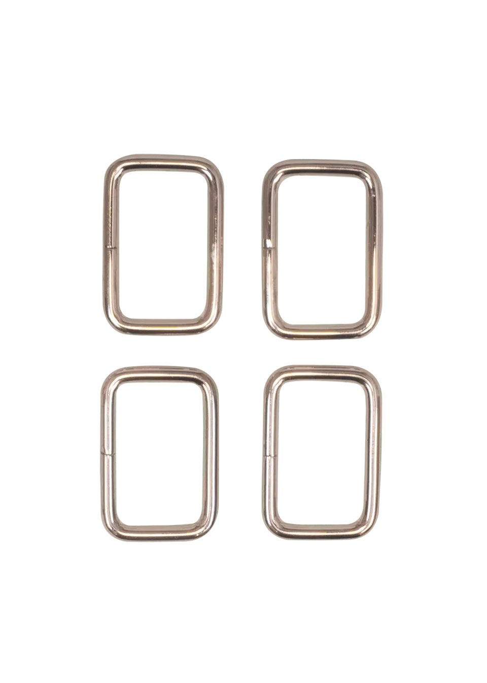 Go Handmade Square Ring Taschenringe 31 x 21 mm 4 Stück