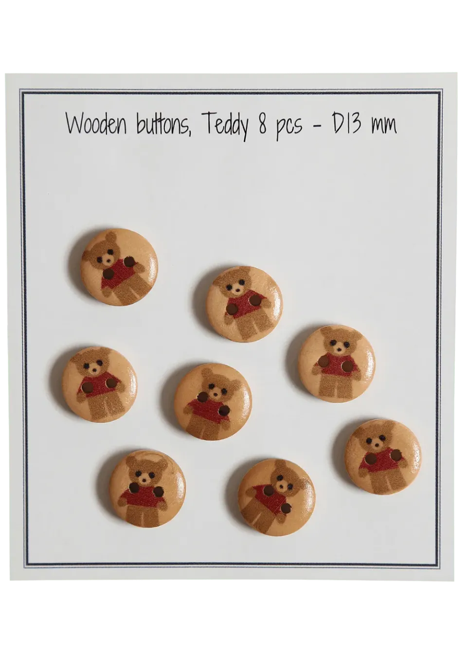 Go Handmade Teddy Sicherheitsaugen 13 mm Rot 8 Stück