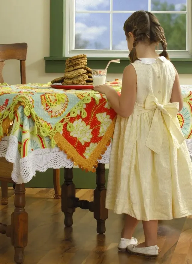 Blue Sky Fibers Classic Lace Trim Tablecloths Anleitung LTT Download
