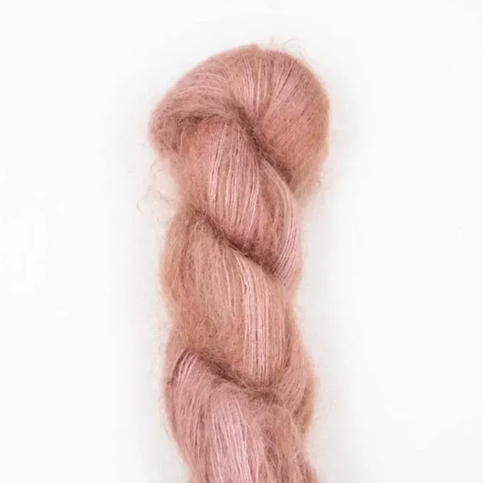 Madelinetosh Tosh Silk Cloud Pink Mist Smoke Tree Lace-Garn 25g