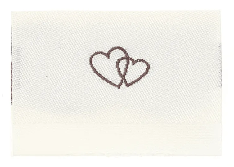 Go Handmade Webetiketten Made with Love 35x19 mm 10 Stk