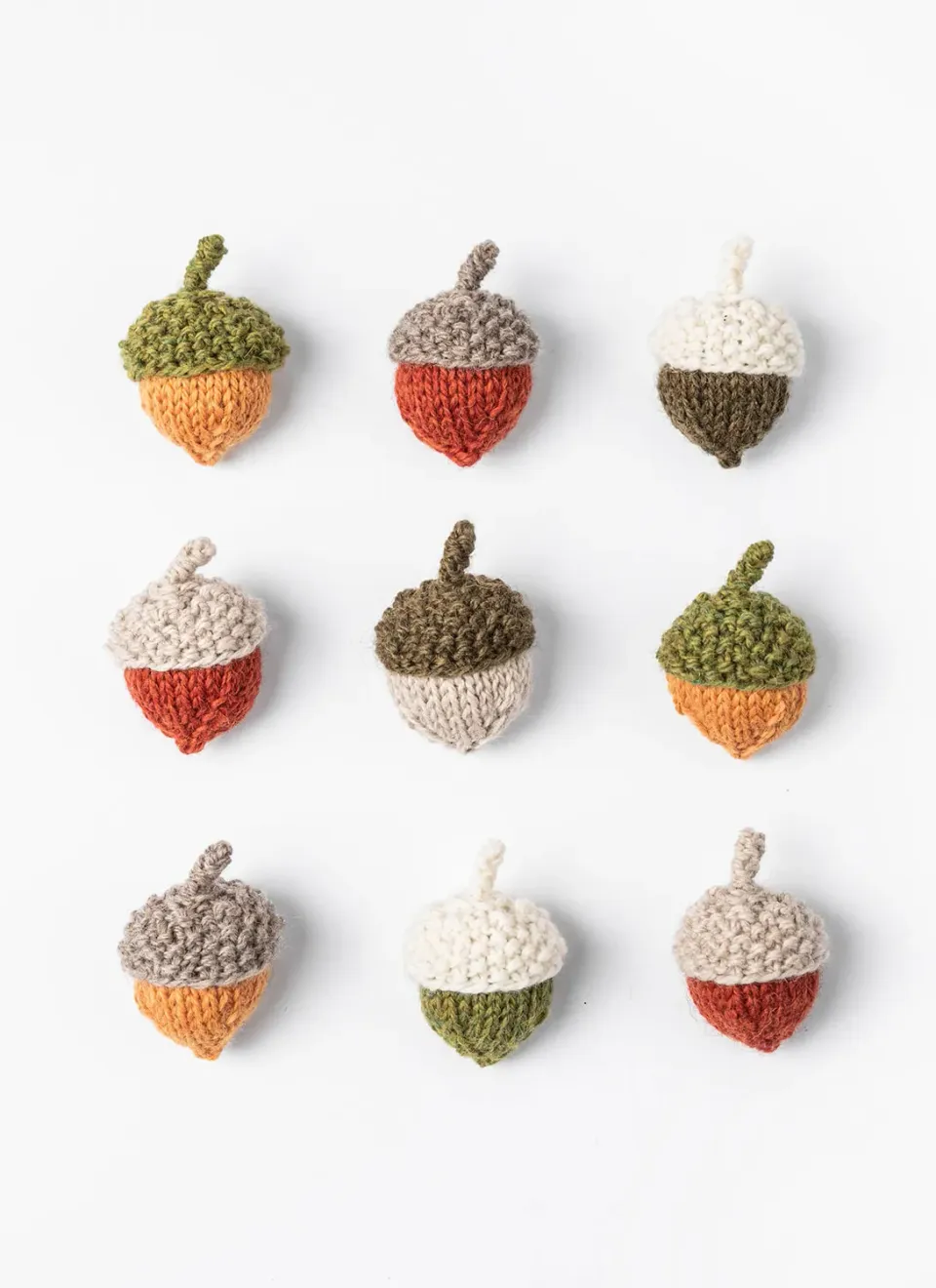 Blue Sky Fibers Fall Festival Acorns Strickanleitung gratis