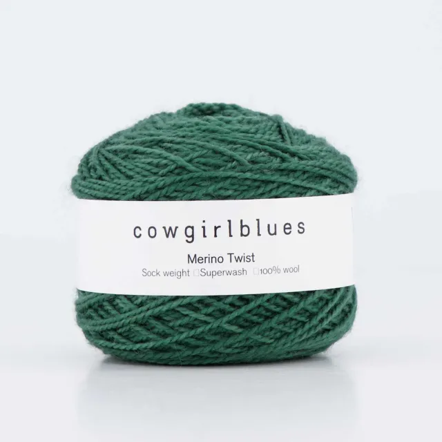 Cowgirlblues Merino Twist Rainforest Wolle 50g handgefärbt